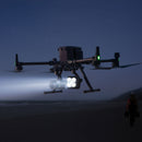 DJI Zenmuse S1 Spotlight on a Matrice 350 RTK during night ops