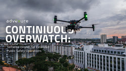 Continuous Overwatch: Tethered Drones for Extended Public Safety Operations