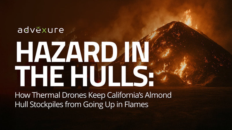 Hazard in the Hulls: How Thermal Drones Keep California's Almond Hull Stockpiles from Going up in Flames
