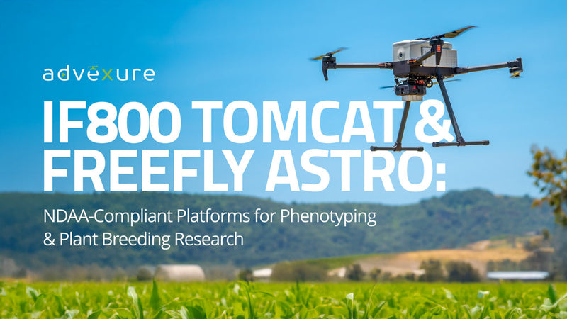 IF800 Tomcat & Freefly Astro: NDAA-Compliant Platforms for Plant-Phenotyping & Plant Breeding Research