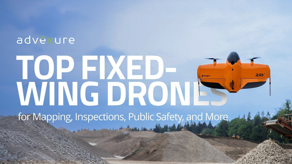 Top Fixed-Wing Drones for Mapping, Inspections, Public Safety, and More