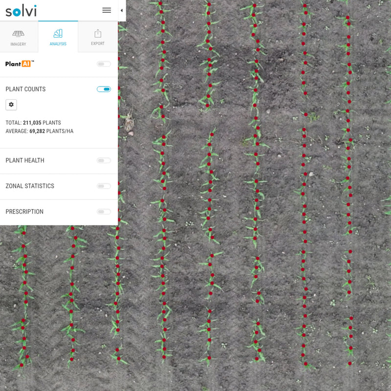 Corn Stand Counts In Solvi