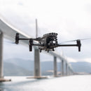 DJI Matrice 30 drone conducting bridge inspections