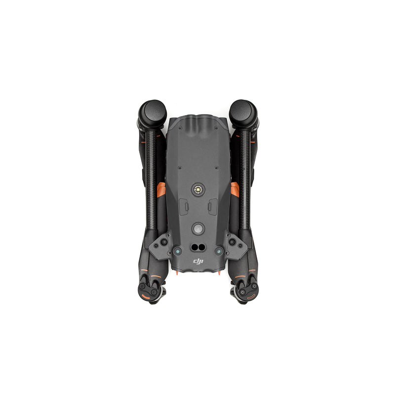 DJI Matrice 30 Thermal (M30T) drone - top down view of drone folded
