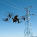 The DJI Matrice 30T Thermal Drone being flown for inspections of power lines.