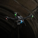 Freefly Astro with Emescent LiDAR in a tunnel