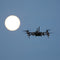 Teal 2 sUAS drone flying under moonlight