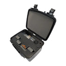 CDC Parrot ANAFI UKR XLR PRCS rapid charger case, angled view with batteries shown for illustration; batteries sold separately