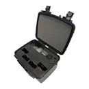 CDC Parrot ANAFI UKR XLR charger case with standard-battery slot adapters removed for XLR configuration